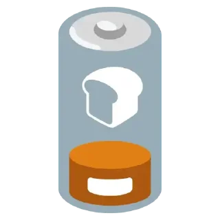 🪫 emoji Хлебушек Telegram sticker 23 of 43