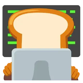 🧑‍💻 emoji Хлебушек Telegram sticker 12 of 43