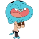 😆 emoji Gumball💙by @mlOobot Telegram sticker 21 of 92