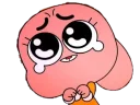 ☹ emoji Gumball💙by @mlOobot Telegram sticker 15 of 92