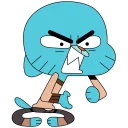 😠 emoji Gumball💙by @mlOobot Telegram sticker 22 of 92