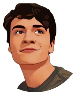 😊 emoji Тео и Пэнси @stickers_HarryPotter Telegram sticker 23 of 25