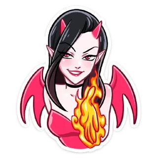 Sticker from Дьяволица без надписей