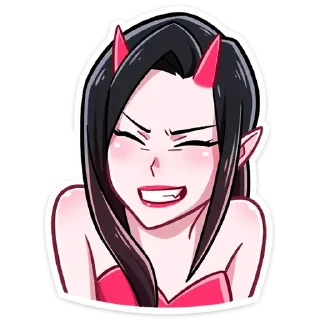 😄 emoji Дьяволица без надписей Telegram sticker 17 of 58