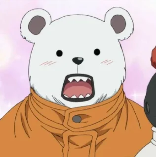 😳 emoji Trafalgar D. Water Law Telegram sticker 7 of 73