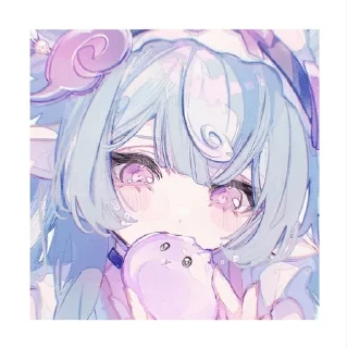 🌟 emoji 𝙈𝙞𝙯𝙪𝙠𝙞. ᛝ @Kiss3Y0u Telegram sticker 1 of 40