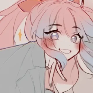 😄 emoji Кокоми Telegram sticker 21 of 40