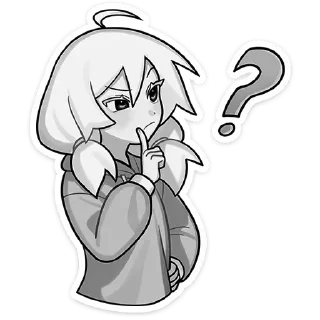 ❔ emoji ㅤㅤㅤᯓ  @lolitastick Telegram sticker 7 of 63