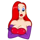 🙄 emoji Jessica Rabbit Telegram sticker 13 of 26