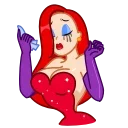 😭 emoji Jessica Rabbit Telegram sticker 15 of 26