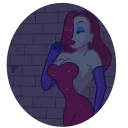😨 emoji Jessica Rabbit Telegram sticker 4 of 26
