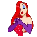 🖕 emoji Jessica Rabbit Telegram sticker 21 of 26