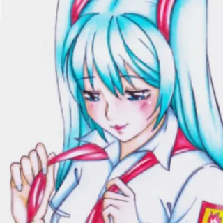 😄 emoji Мику Telegram sticker 10 of 56