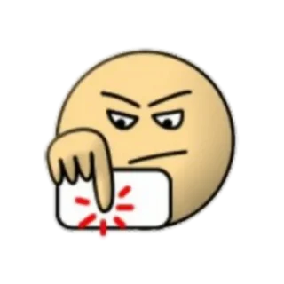 😡 emoji дурак онлайн Telegram sticker 8 of 25