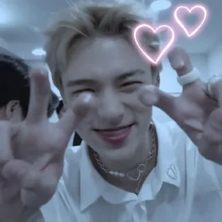 💕 emoji Hyunjin [stray kids] Telegram sticker 17 of 82
