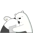 😗 emoji We Bare Bears Telegram sticker 14 of 79