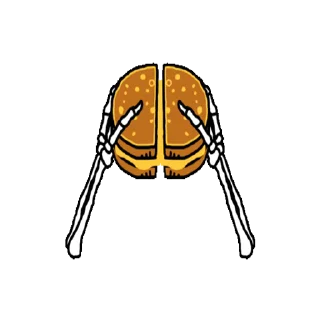 🍕 emoji Skeleton @stickerstgrm Telegram sticker 19 of 25