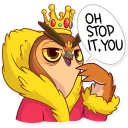 ☺️ emoji Freelance Owl Telegram sticker 9 of 40