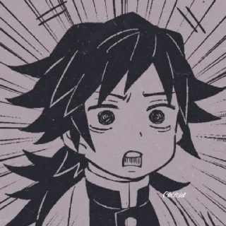 😦 emoji Giyu Tomioka ( @Hanjisass) Telegram sticker 7 of 48