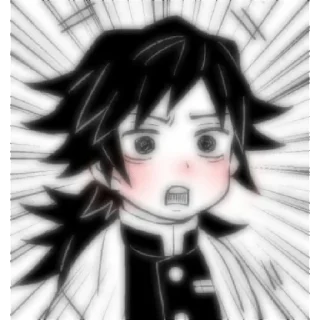 Sticker from Giyu Tomioka ( @Hanjisass)