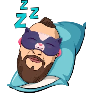😴 emoji Рисованный Гольдштейн Telegram sticker 18 of 24