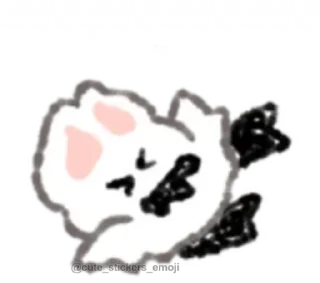 🦇 emoji ૮ᜊ ₊  °  мышка  ૮꒰◞ ◟ ꒱ა .. ૮꒰@CUTE_stickers_emoji꒱ა Telegram sticker 21 of 25