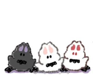 🦇 emoji ૮ᜊ ₊  °  мышка  ૮꒰◞ ◟ ꒱ა .. ૮꒰@CUTE_stickers_emoji꒱ა Telegram sticker 16 of 25