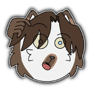 🤨 emoji Пещерный Ян. Telegram sticker 8 of 10
