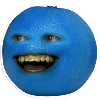 😀 emoji 🍊 Annoying Orange 🍊by @r_o_o_m 🍊 Telegram sticker 20 of 99