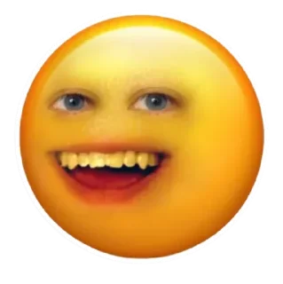 😀 emoji 🍊 Annoying Orange 🍊by @r_o_o_m 🍊 Telegram sticker 2 of 99