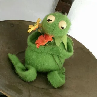 😕 emoji Kermit @stickersb2b Telegram sticker 24 of 92
