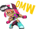 😀 emoji Splatoon: Inkling Injection :: @line_stickers Telegram sticker 17 of 40