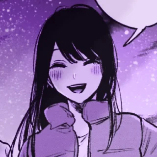 💜 emoji Ai Hoshino Telegram sticker 23 of 26