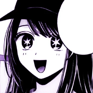 💜 emoji Ai Hoshino Telegram sticker 20 of 26