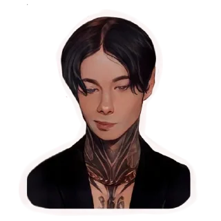 😒 emoji Дима Матвеев 🖤 Telegram sticker 21 of 53
