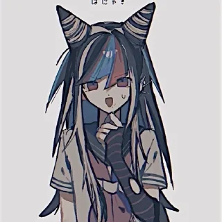 😅 emoji Ibuki Mioda Icon💌 Telegram sticker 8 of 62