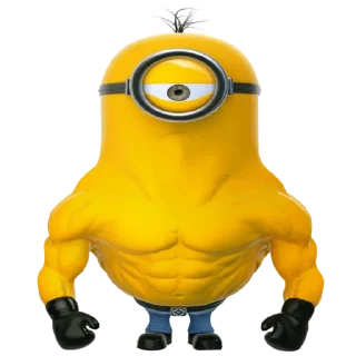 💪 emoji Миньоны Telegram sticker 10 of 15