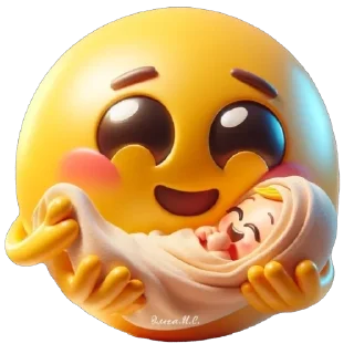 👶 emoji красивые смайлики Telegram sticker 22 of 74
