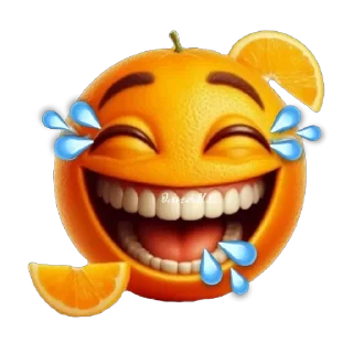🍊 emoji красивые смайлики Telegram sticker 24 of 74