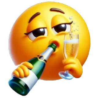 🍾 emoji красивые смайлики Telegram sticker 19 of 74