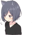 😳 emoji cat girl and dog girl Telegram sticker 20 of 120
