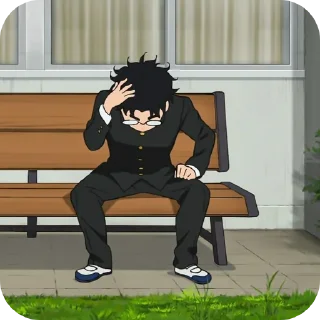 🪑 emoji Ken Takakura (Okarun) @miyasan Telegram sticker 8 of 120