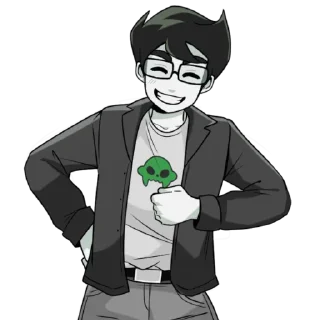 🔫 emoji Jake English - Homestuck Telegram sticker 13 of 57