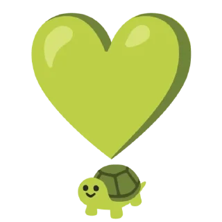 🌟 emoji Черепашка Telegram sticker 14 of 48