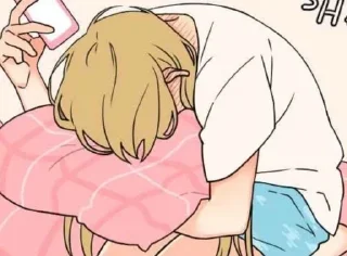 🫣 emoji not so shoujo love story Telegram sticker 7 of 42