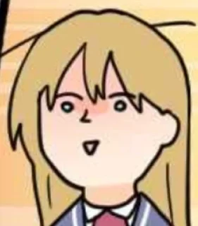 😗 emoji not so shoujo love story Telegram sticker 10 of 42