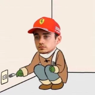 Sticker from ferrari memes: c² edition