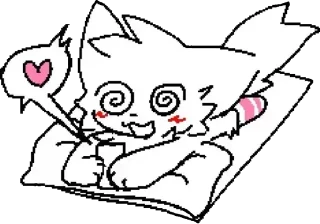 ❤ emoji Милые глупые котята Telegram sticker 17 of 70