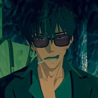 😏 emoji ♡!!Nicholas D. Wolfwood!!♡ @Schmeebop Telegram sticker 23 of 55