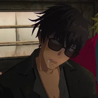 😵 emoji ♡!!Nicholas D. Wolfwood!!♡ @Schmeebop Telegram sticker 6 of 55